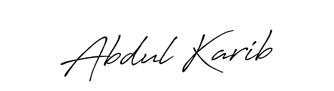 Best and Professional Signature Style for Abdul Karib. Antro_Vectra_Bolder Best Signature Style Collection. Abdul Karib signature style 7 images and pictures png