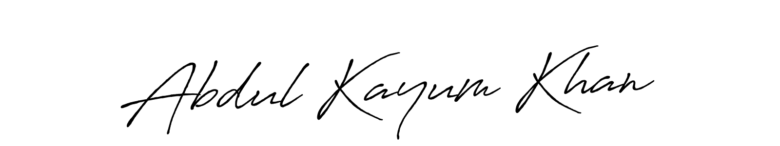 It looks lik you need a new signature style for name Abdul Kayum Khan. Design unique handwritten (Antro_Vectra_Bolder) signature with our free signature maker in just a few clicks. Abdul Kayum Khan signature style 7 images and pictures png