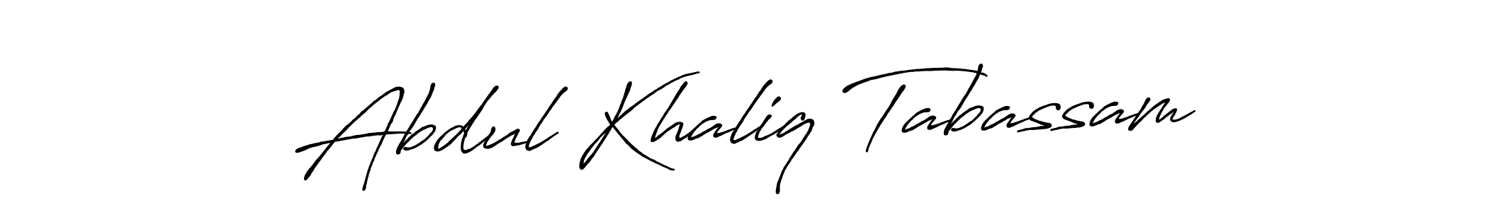 Also we have Abdul Khaliq Tabassam name is the best signature style. Create professional handwritten signature collection using Antro_Vectra_Bolder autograph style. Abdul Khaliq Tabassam signature style 7 images and pictures png