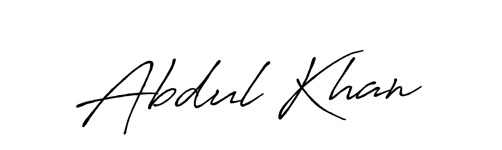 Create a beautiful signature design for name Abdul Khan. With this signature (Antro_Vectra_Bolder) fonts, you can make a handwritten signature for free. Abdul Khan signature style 7 images and pictures png