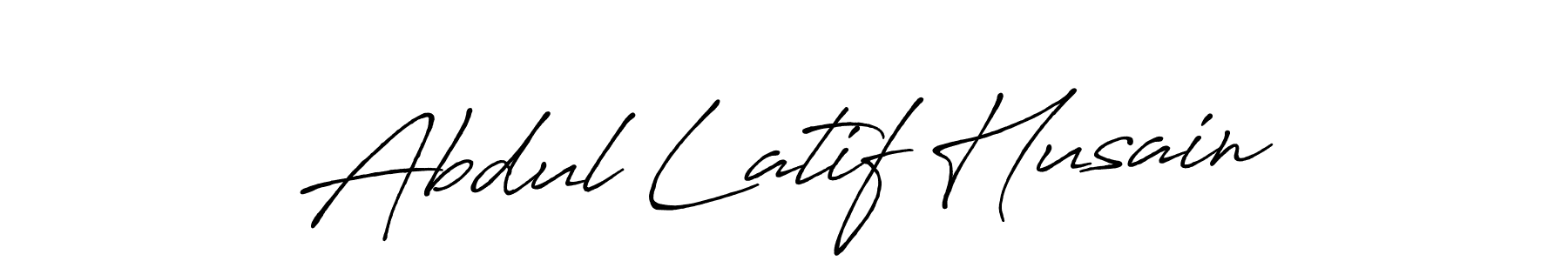 Design your own signature with our free online signature maker. With this signature software, you can create a handwritten (Antro_Vectra_Bolder) signature for name Abdul Latif Husain. Abdul Latif Husain signature style 7 images and pictures png