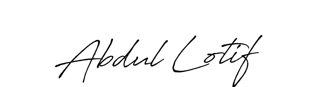 Make a beautiful signature design for name Abdul Lotif. With this signature (Antro_Vectra_Bolder) style, you can create a handwritten signature for free. Abdul Lotif signature style 7 images and pictures png