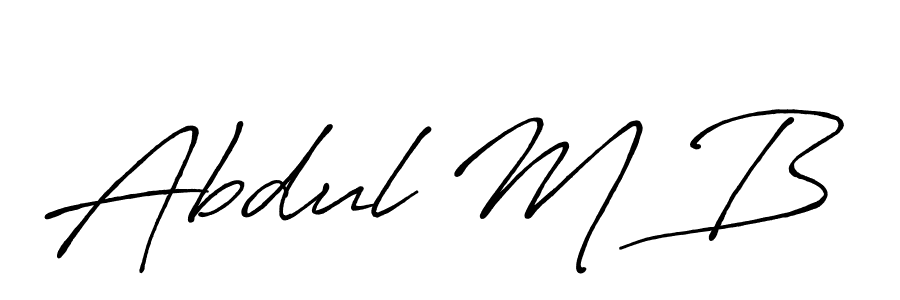 See photos of Abdul M B official signature by Spectra . Check more albums & portfolios. Read reviews & check more about Antro_Vectra_Bolder font. Abdul M B signature style 7 images and pictures png