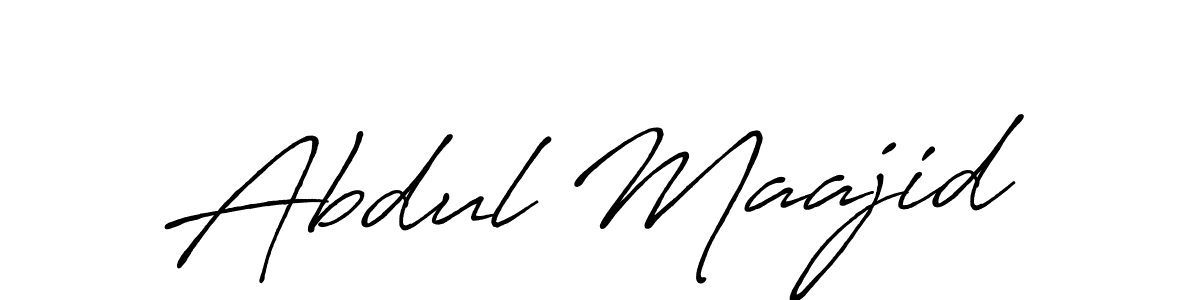 How to make Abdul Maajid signature? Antro_Vectra_Bolder is a professional autograph style. Create handwritten signature for Abdul Maajid name. Abdul Maajid signature style 7 images and pictures png