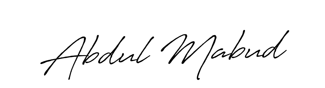 Also You can easily find your signature by using the search form. We will create Abdul Mabud name handwritten signature images for you free of cost using Antro_Vectra_Bolder sign style. Abdul Mabud signature style 7 images and pictures png