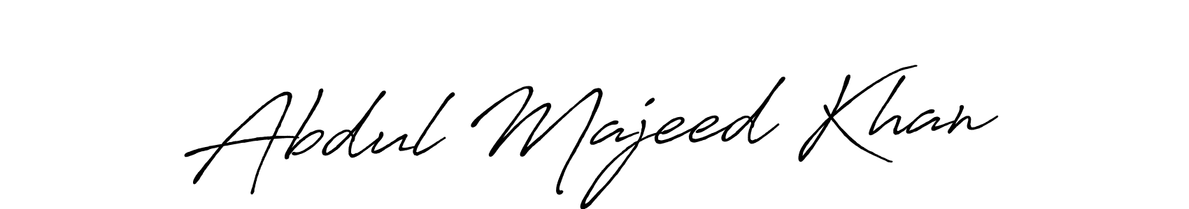 Antro_Vectra_Bolder is a professional signature style that is perfect for those who want to add a touch of class to their signature. It is also a great choice for those who want to make their signature more unique. Get Abdul Majeed Khan name to fancy signature for free. Abdul Majeed Khan signature style 7 images and pictures png