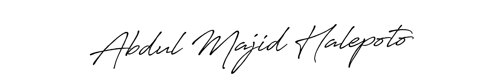 The best way (Antro_Vectra_Bolder) to make a short signature is to pick only two or three words in your name. The name Abdul Majid Halepoto include a total of six letters. For converting this name. Abdul Majid Halepoto signature style 7 images and pictures png