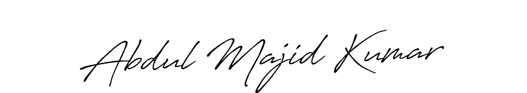 Design your own signature with our free online signature maker. With this signature software, you can create a handwritten (Antro_Vectra_Bolder) signature for name Abdul Majid Kumar. Abdul Majid Kumar signature style 7 images and pictures png