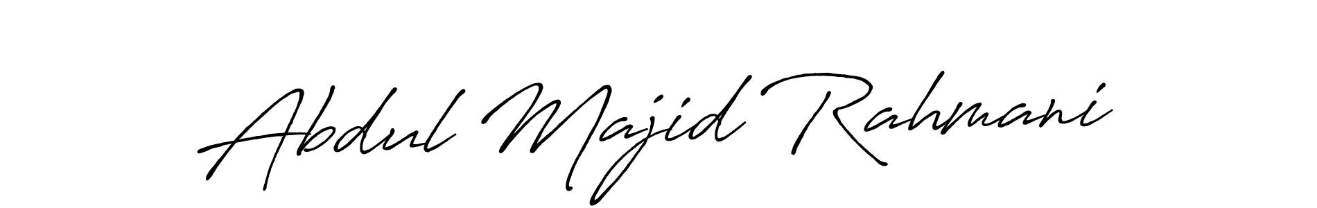 Design your own signature with our free online signature maker. With this signature software, you can create a handwritten (Antro_Vectra_Bolder) signature for name Abdul Majid Rahmani. Abdul Majid Rahmani signature style 7 images and pictures png