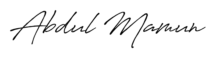 Create a personalized artistic stamp with Abdul Mamun in Antro_Vectra_Bolder font. Perfect for visual artists, designers, and influencers. Abdul Mamun signature style 7 images and pictures png