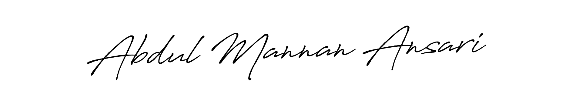 Also we have Abdul Mannan Ansari name is the best signature style. Create professional handwritten signature collection using Antro_Vectra_Bolder autograph style. Abdul Mannan Ansari signature style 7 images and pictures png