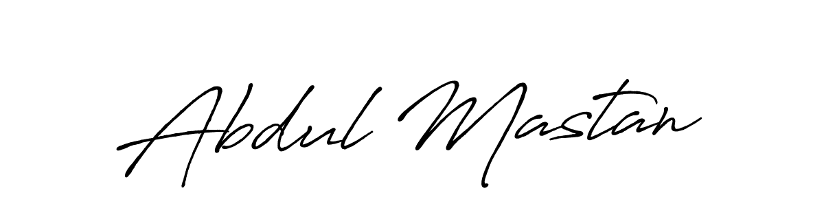 Use a signature maker to create a handwritten signature online. With this signature software, you can design (Antro_Vectra_Bolder) your own signature for name Abdul Mastan. Abdul Mastan signature style 7 images and pictures png