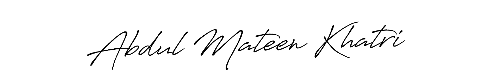 Also we have Abdul Mateen Khatri name is the best signature style. Create professional handwritten signature collection using Antro_Vectra_Bolder autograph style. Abdul Mateen Khatri signature style 7 images and pictures png