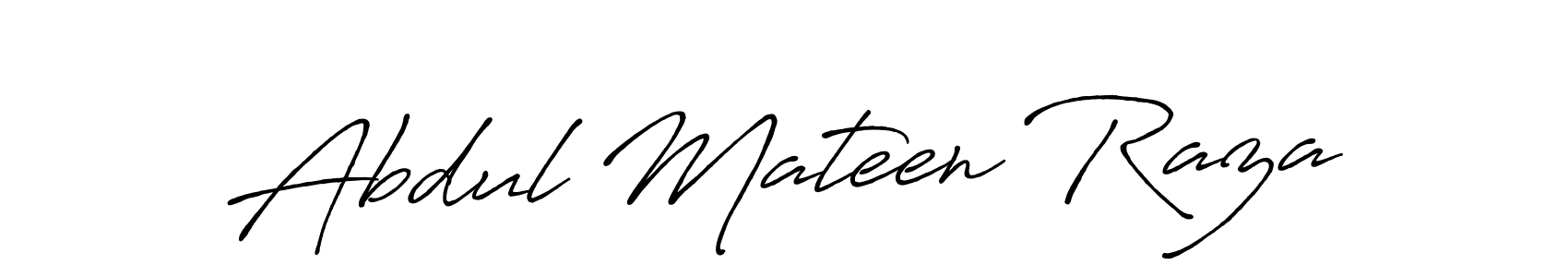 Abdul Mateen Raza stylish signature style. Best Handwritten Sign (Antro_Vectra_Bolder) for my name. Handwritten Signature Collection Ideas for my name Abdul Mateen Raza. Abdul Mateen Raza signature style 7 images and pictures png