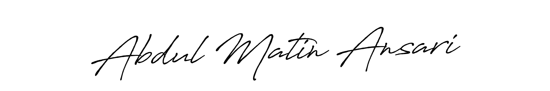 How to make Abdul Matin Ansari signature? Antro_Vectra_Bolder is a professional autograph style. Create handwritten signature for Abdul Matin Ansari name. Abdul Matin Ansari signature style 7 images and pictures png
