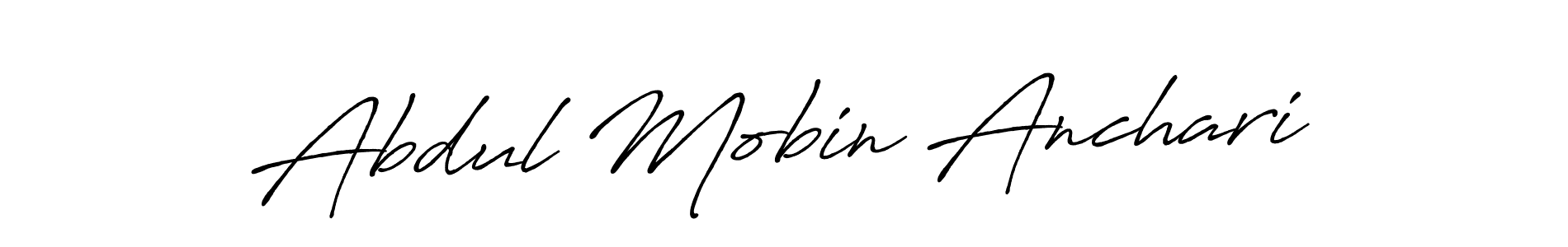 Best and Professional Signature Style for Abdul Mobin Anchari. Antro_Vectra_Bolder Best Signature Style Collection. Abdul Mobin Anchari signature style 7 images and pictures png