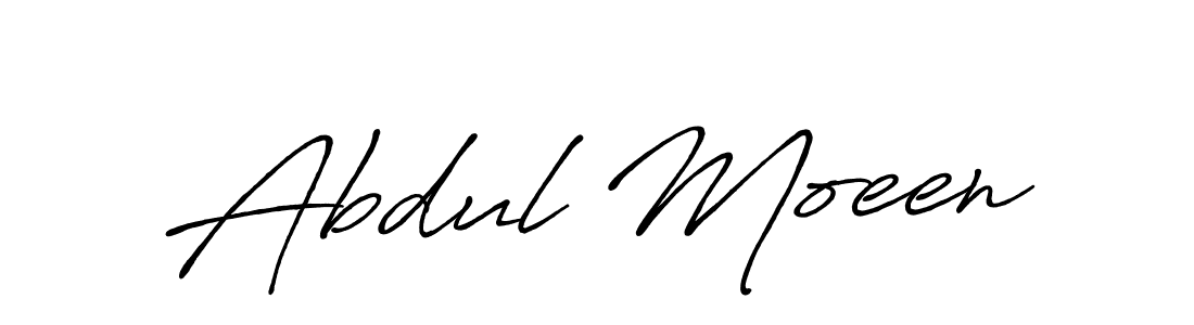 Abdul Moeen stylish signature style. Best Handwritten Sign (Antro_Vectra_Bolder) for my name. Handwritten Signature Collection Ideas for my name Abdul Moeen. Abdul Moeen signature style 7 images and pictures png