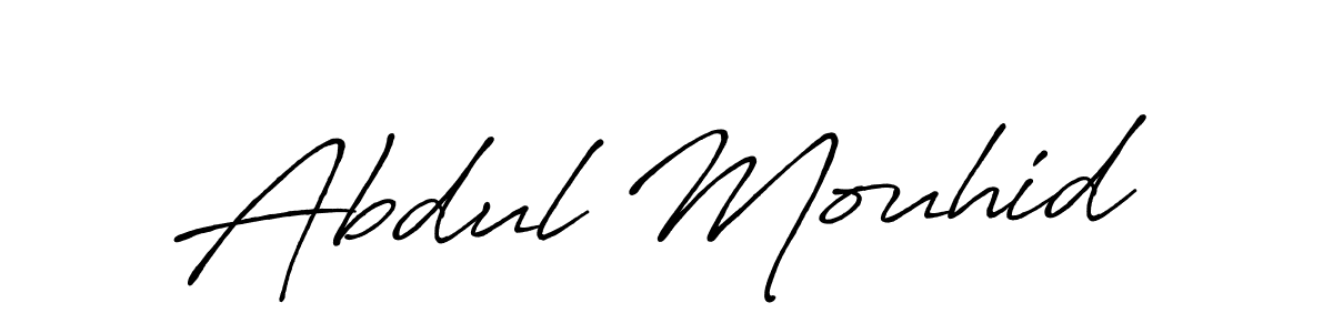 Here are the top 10 professional signature styles for the name Abdul Mouhid. These are the best autograph styles you can use for your name. Abdul Mouhid signature style 7 images and pictures png