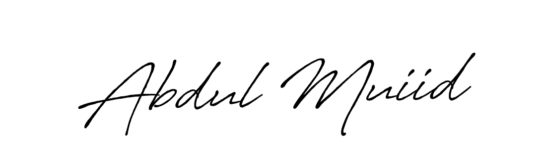 You should practise on your own different ways (Antro_Vectra_Bolder) to write your name (Abdul Muiid) in signature. don't let someone else do it for you. Abdul Muiid signature style 7 images and pictures png