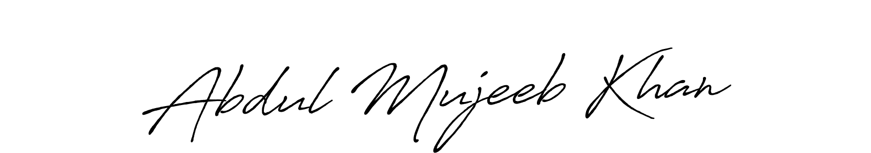 Also You can easily find your signature by using the search form. We will create Abdul Mujeeb Khan name handwritten signature images for you free of cost using Antro_Vectra_Bolder sign style. Abdul Mujeeb Khan signature style 7 images and pictures png