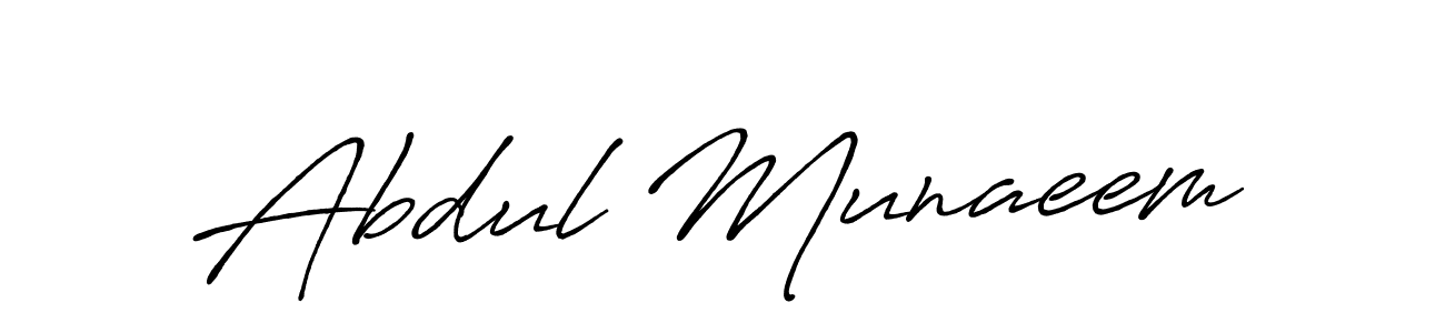 Antro_Vectra_Bolder is a professional signature style that is perfect for those who want to add a touch of class to their signature. It is also a great choice for those who want to make their signature more unique. Get Abdul Munaeem name to fancy signature for free. Abdul Munaeem signature style 7 images and pictures png