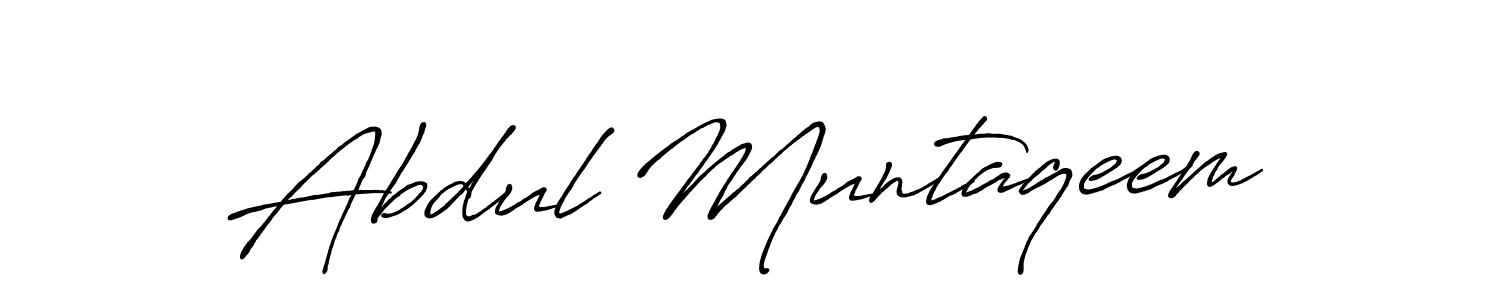 Also You can easily find your signature by using the search form. We will create Abdul Muntaqeem name handwritten signature images for you free of cost using Antro_Vectra_Bolder sign style. Abdul Muntaqeem signature style 7 images and pictures png