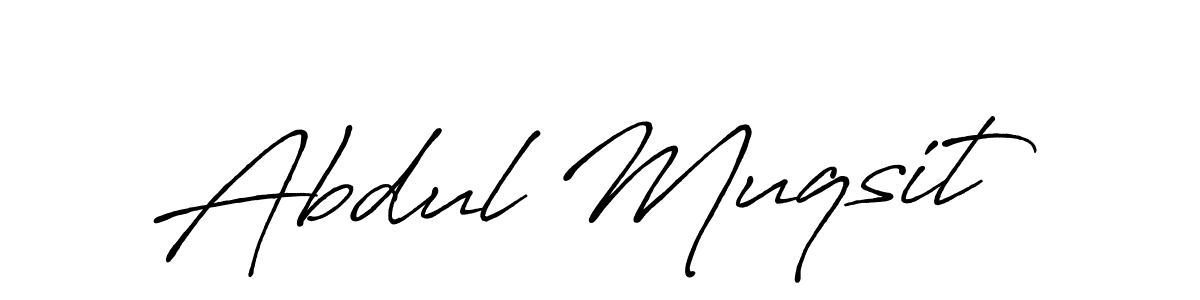 Use a signature maker to create a handwritten signature online. With this signature software, you can design (Antro_Vectra_Bolder) your own signature for name Abdul Muqsit. Abdul Muqsit signature style 7 images and pictures png