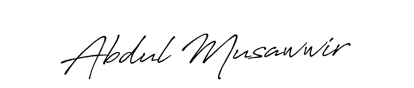 Abdul Musawwir stylish signature style. Best Handwritten Sign (Antro_Vectra_Bolder) for my name. Handwritten Signature Collection Ideas for my name Abdul Musawwir. Abdul Musawwir signature style 7 images and pictures png