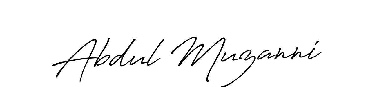 Once you've used our free online signature maker to create your best signature Antro_Vectra_Bolder style, it's time to enjoy all of the benefits that Abdul Muzanni name signing documents. Abdul Muzanni signature style 7 images and pictures png