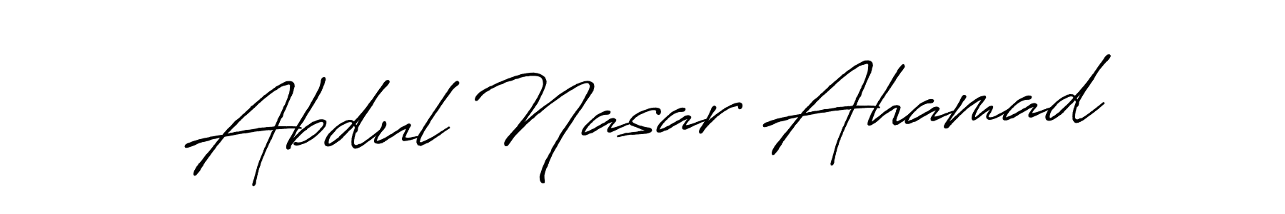 It looks lik you need a new signature style for name Abdul Nasar Ahamad. Design unique handwritten (Antro_Vectra_Bolder) signature with our free signature maker in just a few clicks. Abdul Nasar Ahamad signature style 7 images and pictures png