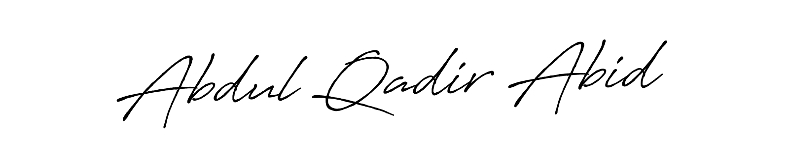 Once you've used our free online signature maker to create your best signature Antro_Vectra_Bolder style, it's time to enjoy all of the benefits that Abdul Qadir Abid name signing documents. Abdul Qadir Abid signature style 7 images and pictures png