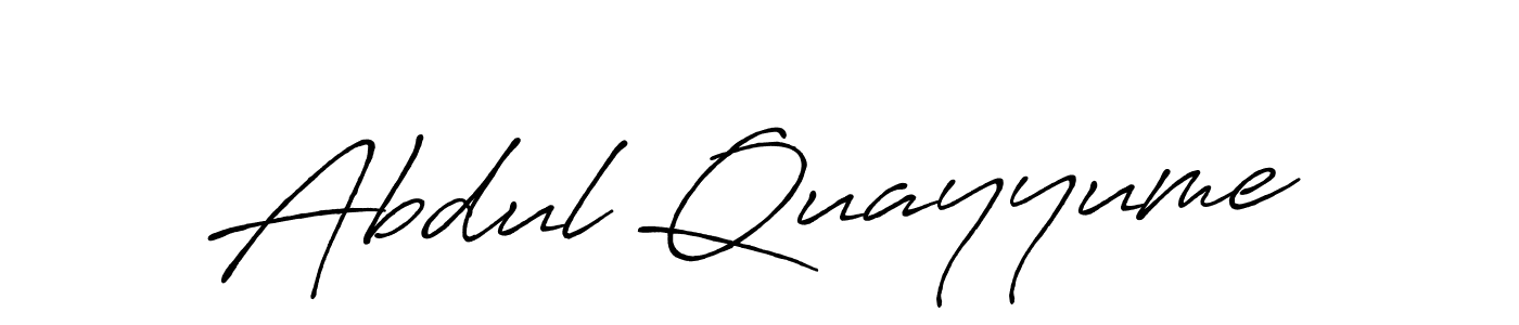 It looks lik you need a new signature style for name Abdul Quayyume. Design unique handwritten (Antro_Vectra_Bolder) signature with our free signature maker in just a few clicks. Abdul Quayyume signature style 7 images and pictures png