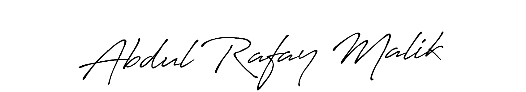 Create a beautiful signature design for name Abdul Rafay Malik. With this signature (Antro_Vectra_Bolder) fonts, you can make a handwritten signature for free. Abdul Rafay Malik signature style 7 images and pictures png