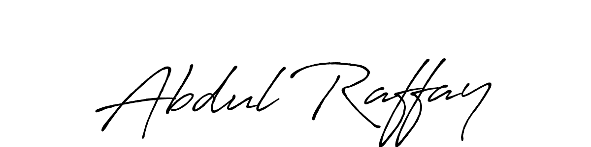 The best way (Antro_Vectra_Bolder) to make a short signature is to pick only two or three words in your name. The name Abdul Raffay include a total of six letters. For converting this name. Abdul Raffay signature style 7 images and pictures png