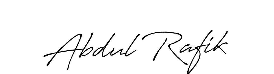 Use a signature maker to create a handwritten signature online. With this signature software, you can design (Antro_Vectra_Bolder) your own signature for name Abdul Rafik. Abdul Rafik signature style 7 images and pictures png