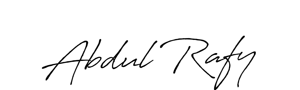 Use a signature maker to create a handwritten signature online. With this signature software, you can design (Antro_Vectra_Bolder) your own signature for name Abdul Rafy. Abdul Rafy signature style 7 images and pictures png