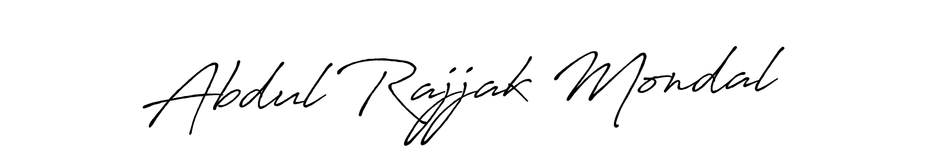 Use a signature maker to create a handwritten signature online. With this signature software, you can design (Antro_Vectra_Bolder) your own signature for name Abdul Rajjak Mondal. Abdul Rajjak Mondal signature style 7 images and pictures png