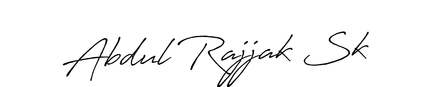 Create a beautiful signature design for name Abdul Rajjak Sk. With this signature (Antro_Vectra_Bolder) fonts, you can make a handwritten signature for free. Abdul Rajjak Sk signature style 7 images and pictures png