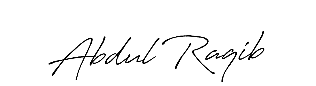 Create a beautiful signature design for name Abdul Raqib. With this signature (Antro_Vectra_Bolder) fonts, you can make a handwritten signature for free. Abdul Raqib signature style 7 images and pictures png