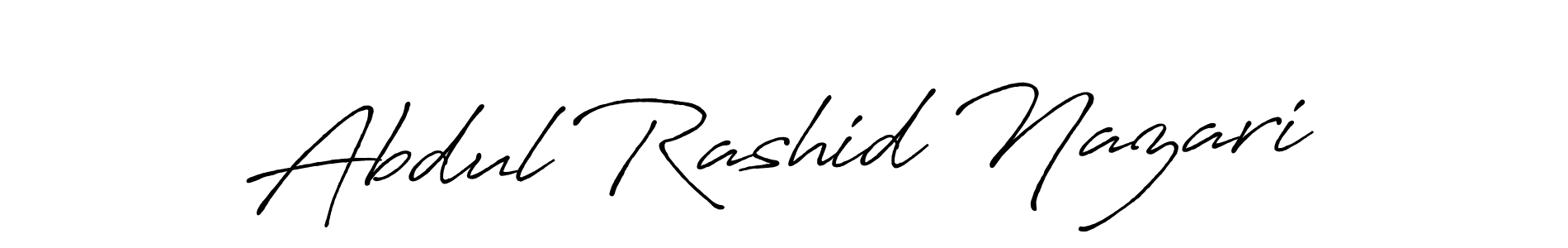 Also we have Abdul Rashid Nazari name is the best signature style. Create professional handwritten signature collection using Antro_Vectra_Bolder autograph style. Abdul Rashid Nazari signature style 7 images and pictures png