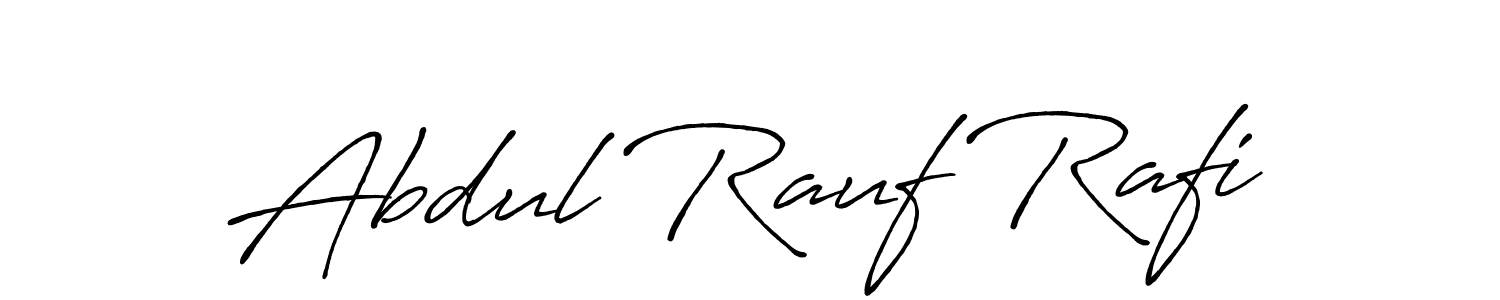 Design your own signature with our free online signature maker. With this signature software, you can create a handwritten (Antro_Vectra_Bolder) signature for name Abdul Rauf Rafi. Abdul Rauf Rafi signature style 7 images and pictures png