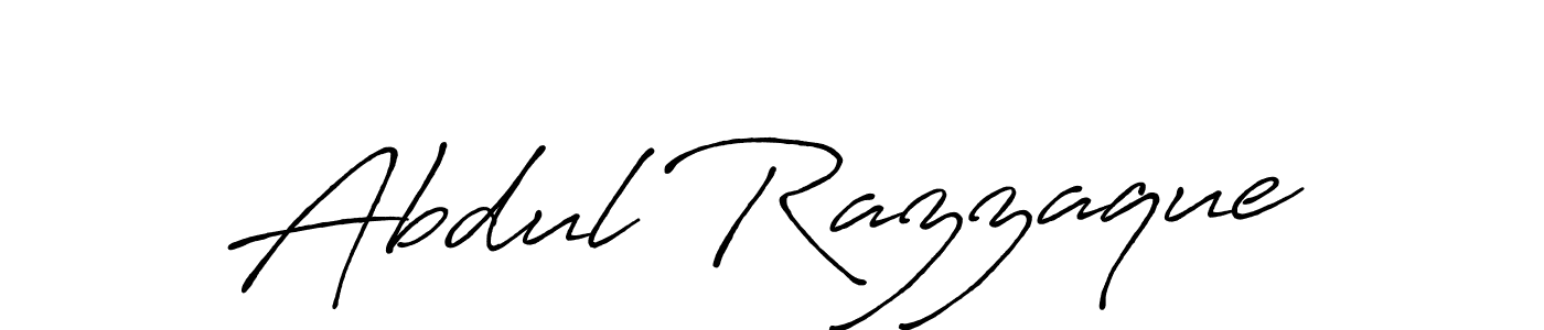 Create a beautiful signature design for name Abdul Razzaque. With this signature (Antro_Vectra_Bolder) fonts, you can make a handwritten signature for free. Abdul Razzaque signature style 7 images and pictures png