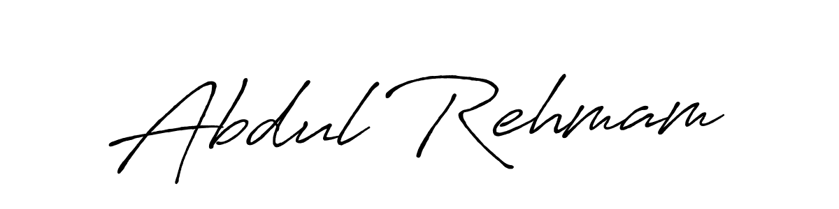 How to make Abdul Rehmam signature? Antro_Vectra_Bolder is a professional autograph style. Create handwritten signature for Abdul Rehmam name. Abdul Rehmam signature style 7 images and pictures png