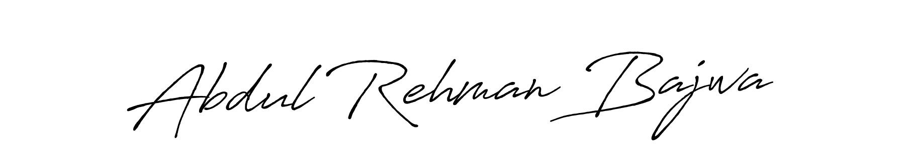 Use a signature maker to create a handwritten signature online. With this signature software, you can design (Antro_Vectra_Bolder) your own signature for name Abdul Rehman Bajwa. Abdul Rehman Bajwa signature style 7 images and pictures png