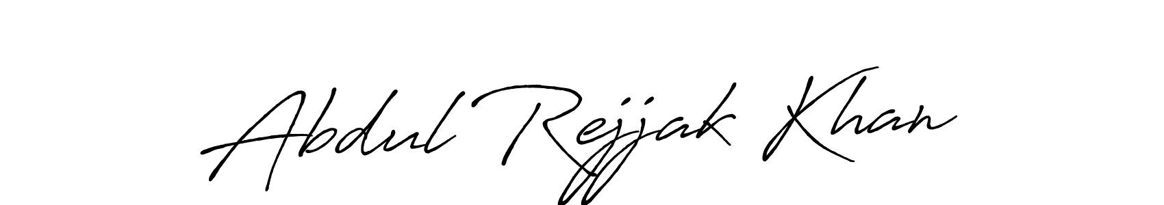 How to make Abdul Rejjak Khan name signature. Use Antro_Vectra_Bolder style for creating short signs online. This is the latest handwritten sign. Abdul Rejjak Khan signature style 7 images and pictures png