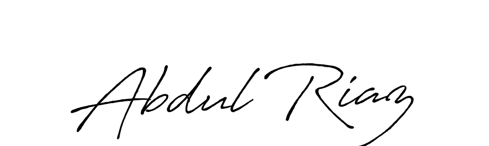 Create a beautiful signature design for name Abdul Riaz. With this signature (Antro_Vectra_Bolder) fonts, you can make a handwritten signature for free. Abdul Riaz signature style 7 images and pictures png
