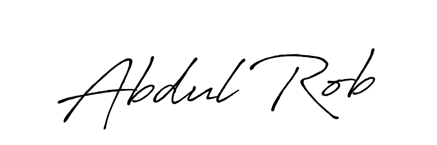 How to make Abdul Rob signature? Antro_Vectra_Bolder is a professional autograph style. Create handwritten signature for Abdul Rob name. Abdul Rob signature style 7 images and pictures png