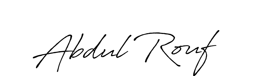 How to make Abdul Rouf signature? Antro_Vectra_Bolder is a professional autograph style. Create handwritten signature for Abdul Rouf name. Abdul Rouf signature style 7 images and pictures png