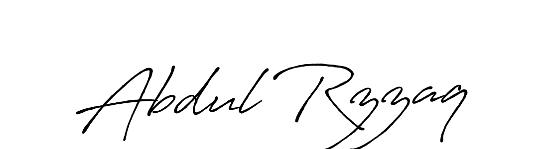 Use a signature maker to create a handwritten signature online. With this signature software, you can design (Antro_Vectra_Bolder) your own signature for name Abdul Rzzaq. Abdul Rzzaq signature style 7 images and pictures png