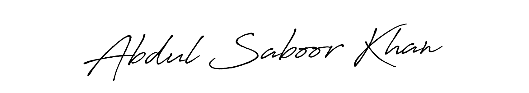 Antro_Vectra_Bolder is a professional signature style that is perfect for those who want to add a touch of class to their signature. It is also a great choice for those who want to make their signature more unique. Get Abdul Saboor Khan name to fancy signature for free. Abdul Saboor Khan signature style 7 images and pictures png